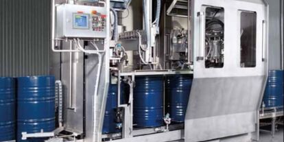 A-DOS-FS Fully automatic drum filling system from GREIF VELOX