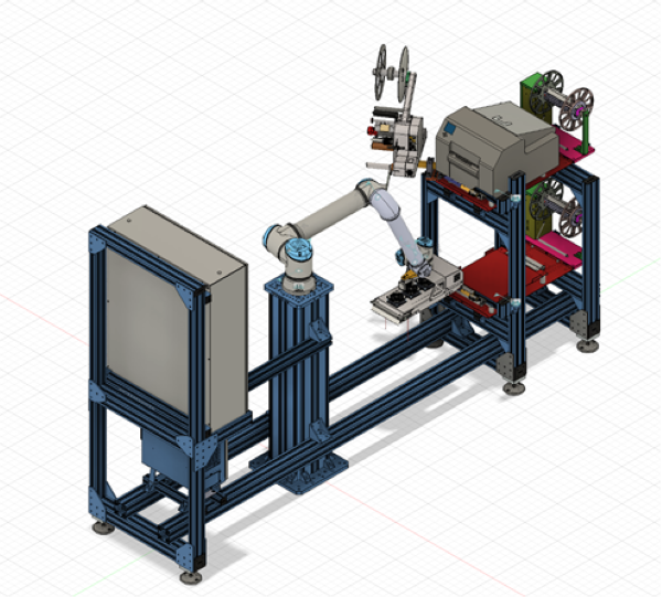 Gebindeetikettierung VeloFlexLabeler