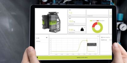 Smart Industry in the packaging process: display of process parameters via a dashboard