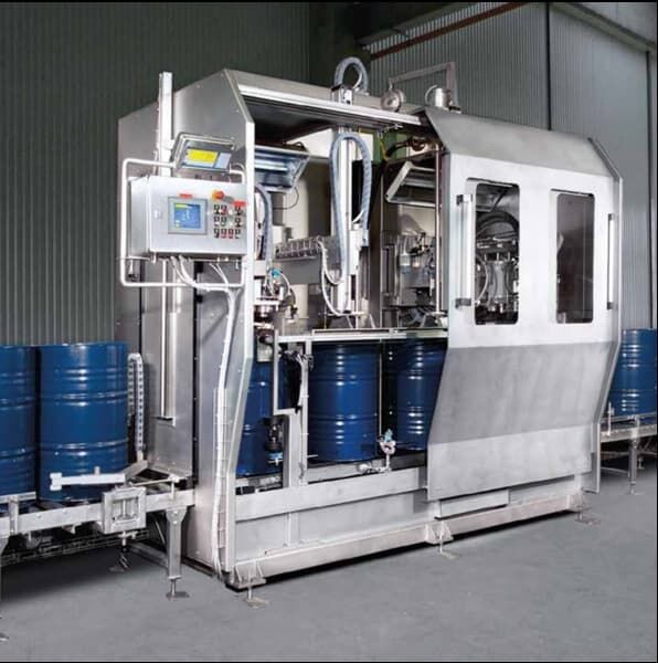 A-DOS-FS Fully automatic drum filling system from GREIF VELOX